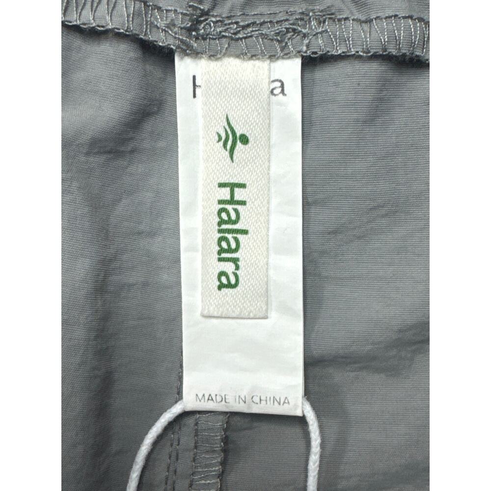 Halara Women's Mid Rise Button Zipper Side Pocket Wide Leg Cargo Pant XL (35x30) - Picture 3 of 5